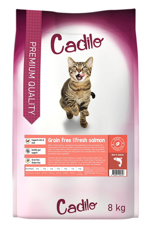 Cadilo Adult Grainfree w/Fresh Salmon - premium kattenvoer