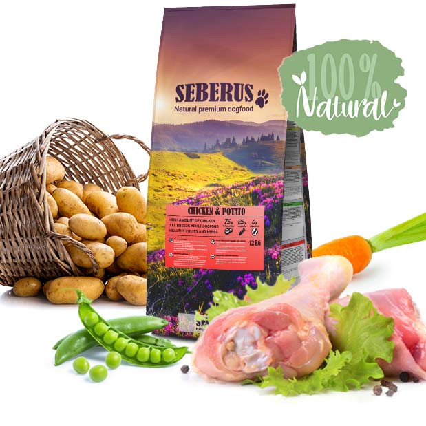 Seberus Chicken & Potato - natürliches, getreidefreies Hundefutter