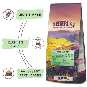 Seberus Lamb & Potato - natürliches, getreidefreies Hundefutter