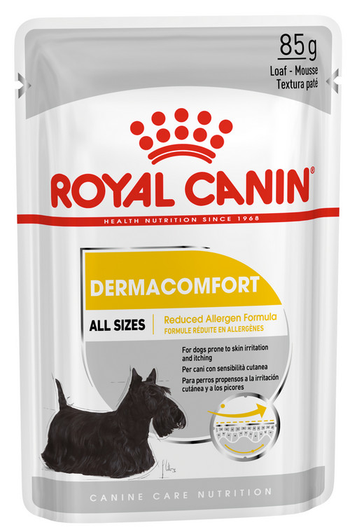 Bild von 2 Kartons (24 x 85 g) Royal Canin Dermacomfort Nassfutter