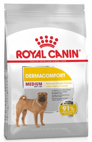 Bild von 12 kg Royal Canin Medium Dermacomfort Hundefutter