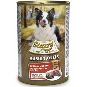 Stuzzy Monoprotein Rind Hunde-Nassfutter (400 g) 1 Karton (6 x 400 g)