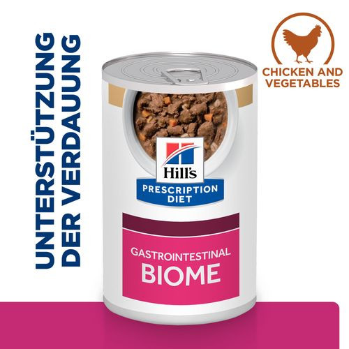 Hill's Gastrointestinal Biome met kip & groenten stoofpotje hondenvoer 354 gr blik