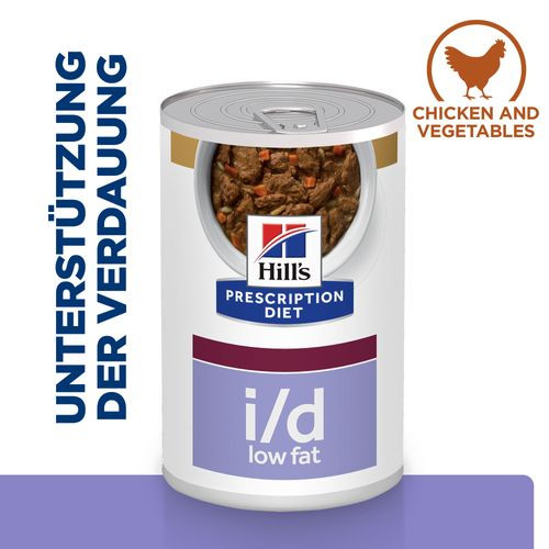 Hill’s Prescription I/D (i/d) Low Fat Digestive Care Eintopf 354 g Hundefutter