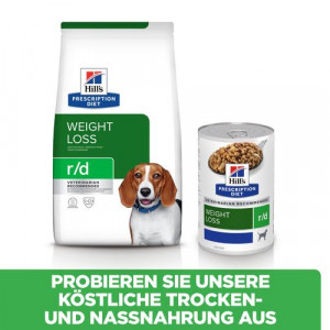 Hill's Prescription R/D Weight Reduction Hundefutter Dose 350 g