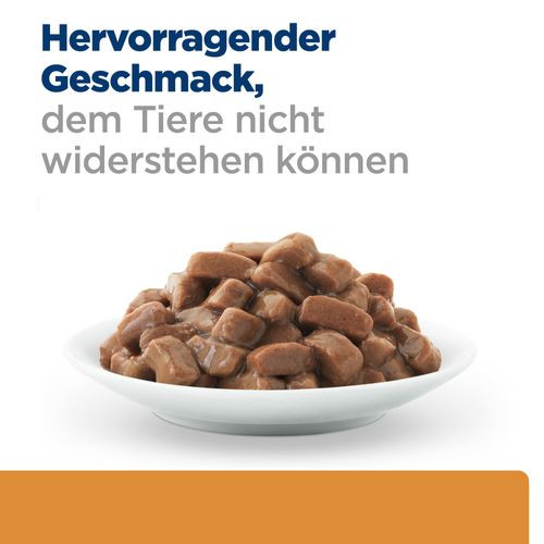 Hill's Prescription Diet K/D Kidney Care Nassfutter für Katzen mit Rind (Frischebeutel)