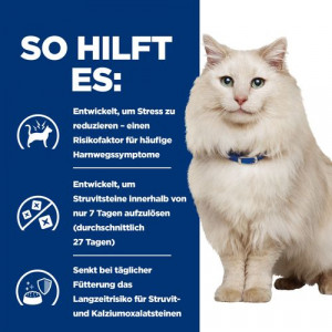 Hill's Prescription C/D Urinary Stress Huhn Katzen-Nassfutter 85g