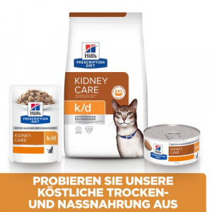 Hill's Prescription K/D Kidney Care Katzen-Nassfutter Lachs