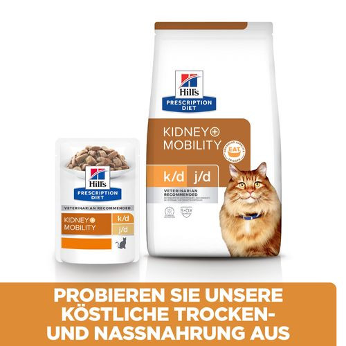 Hill's Prescription K/D+Mobility Kidney+Joint Care Katze 85 g