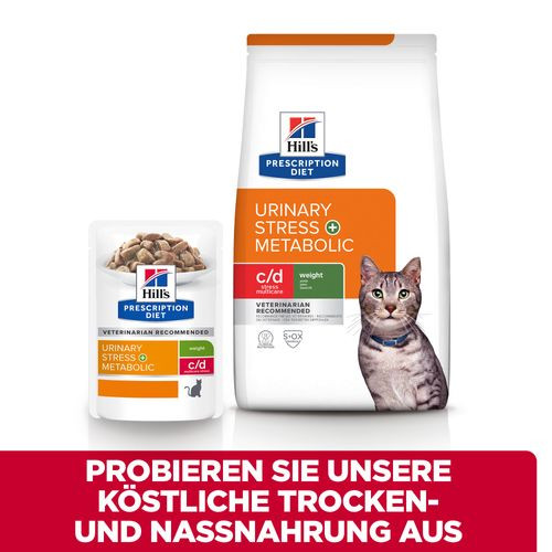 Hill's Prescription Metabolic + Urinary Stress Weight 85 g Katzen-Nassfutter