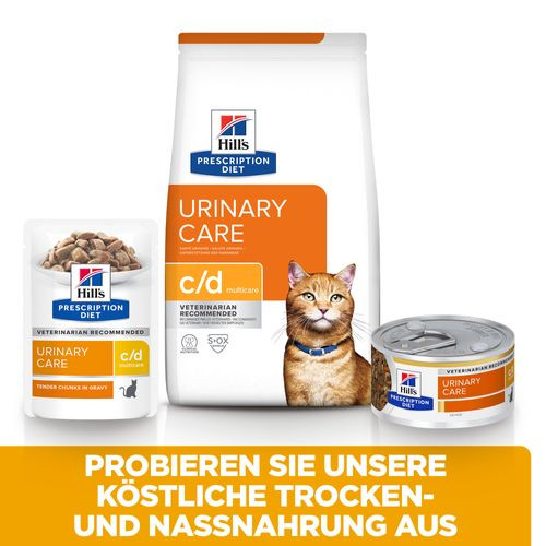 Hill’s Prescription Diet C/D Multicare Eintopf 82 g Dosen Katzenfutter