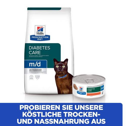 Hill's Prescription M/D Diabetes/Weight Management Katzen-Nassfutter