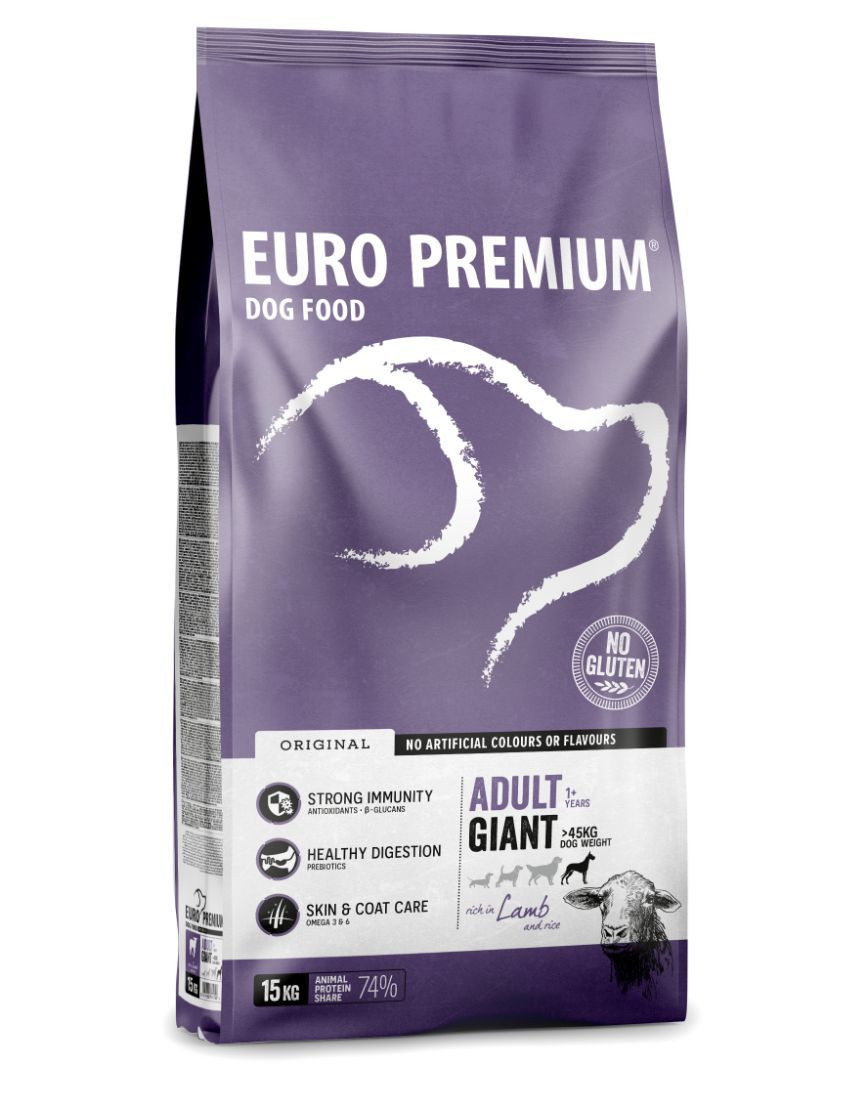 Euro Premium Adult Giant mit Lamm & Reis Hundefutter
