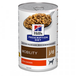 Hill's Prescription Diet J/D Mobility Nassfutter für Hunde mit Huhn (Dose)