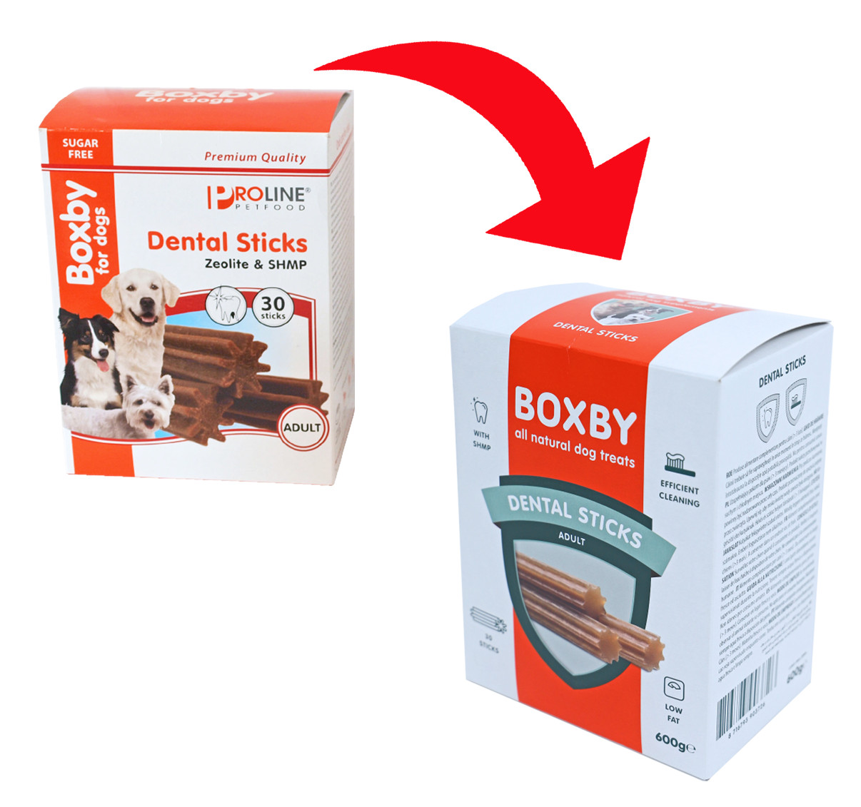Boxby Dental Sticks für Hunde