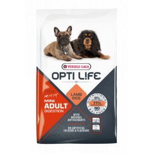 Opti Life Mini Adult Digestion Hundefutter mit viel Lamm&Reis