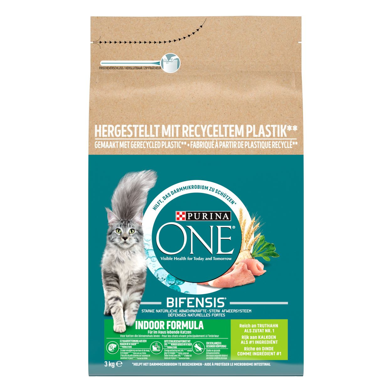 Purina One Indoor Kalkoen kattenvoer