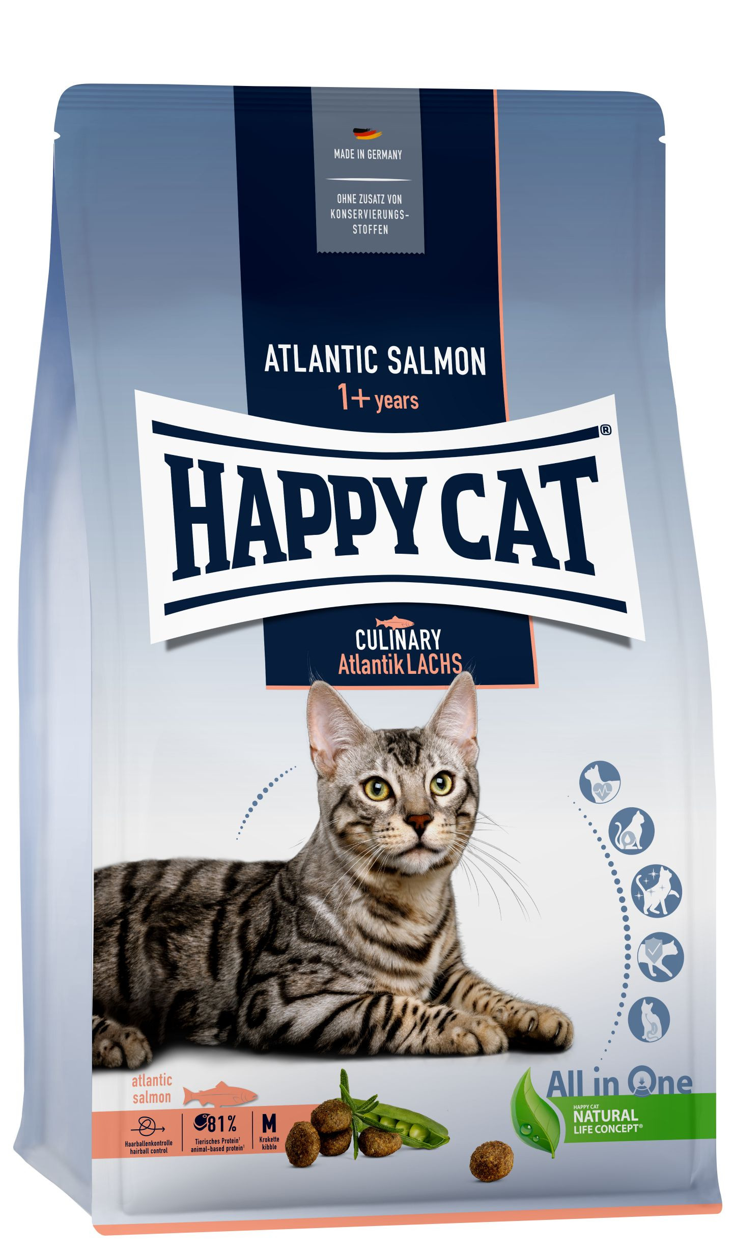 Happy Cat Adult Culinary met Atlantische zalm kattenvoer