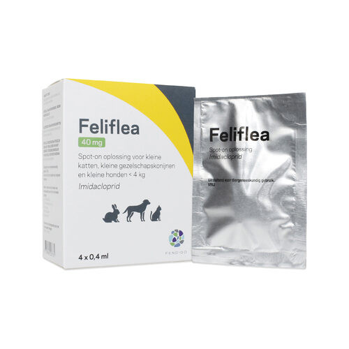 Feliflea 40 mg Spot-on oplossing voor hond, kat en konijn (tot 4kg)