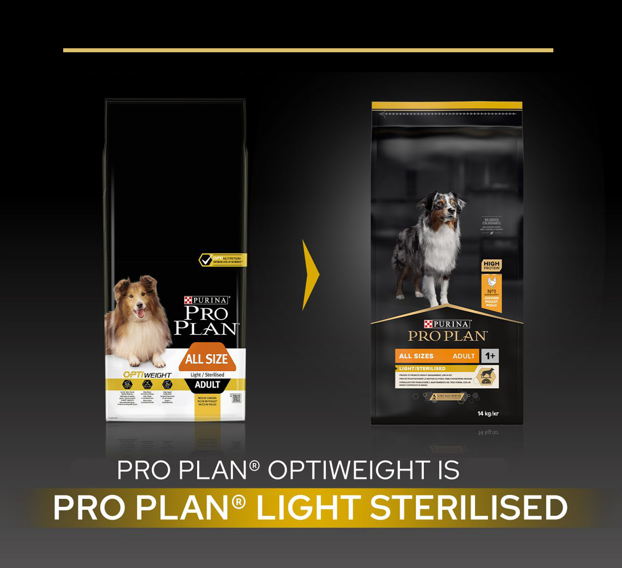 Pro Plan Adult Light/Sterilised mit Huhn Hundefutter