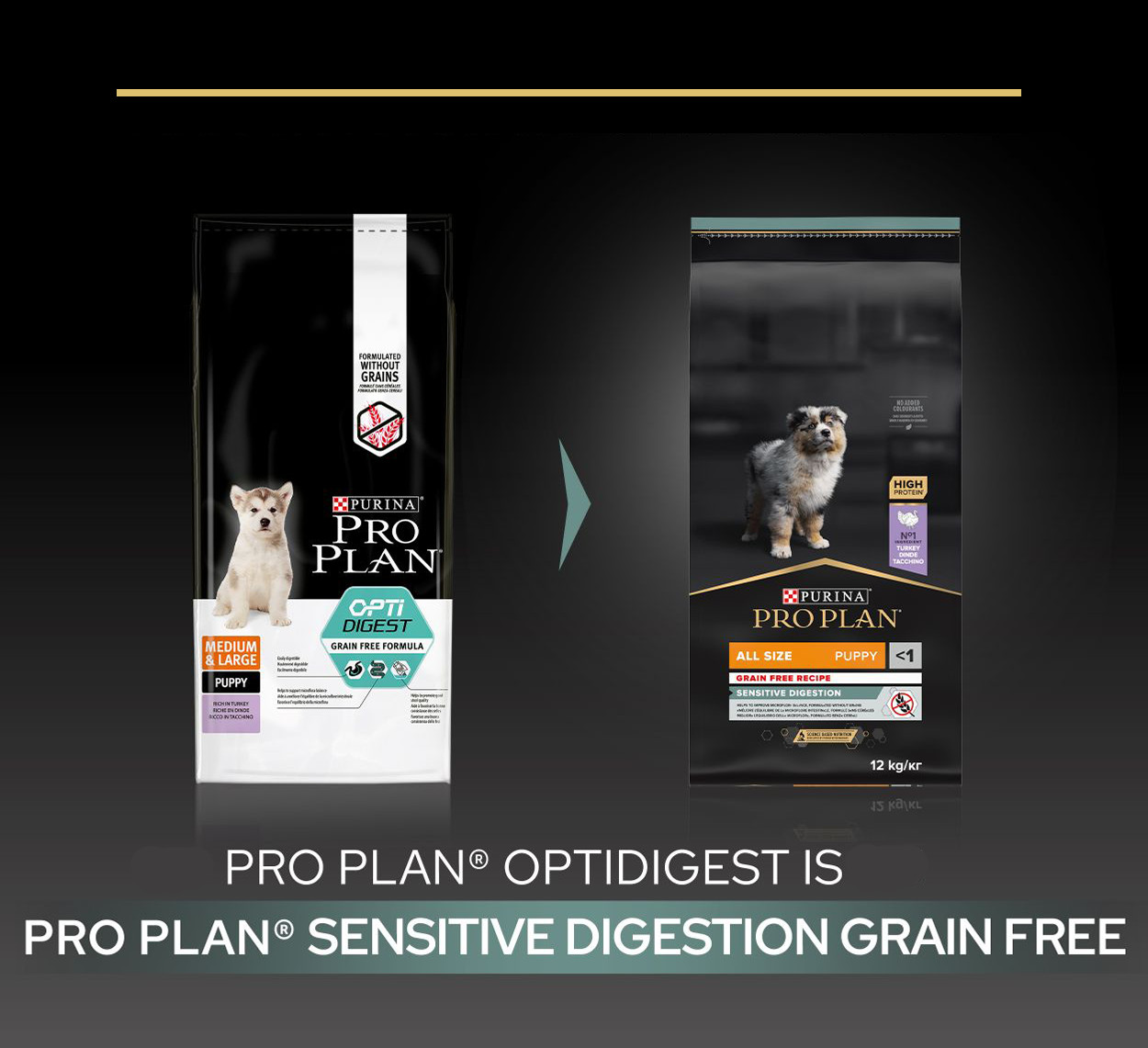 Pro Plan Medium Large Puppy Sensitive Digestion Kalkoen