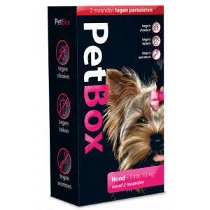 PetBox Floh-, Zecken & Entwurmungsmittel für Hunde Hund – 40 bis 50 kg