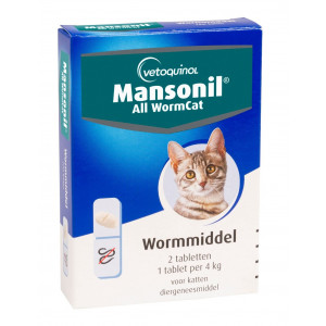 Mansonil All Worm Cat für die Katze