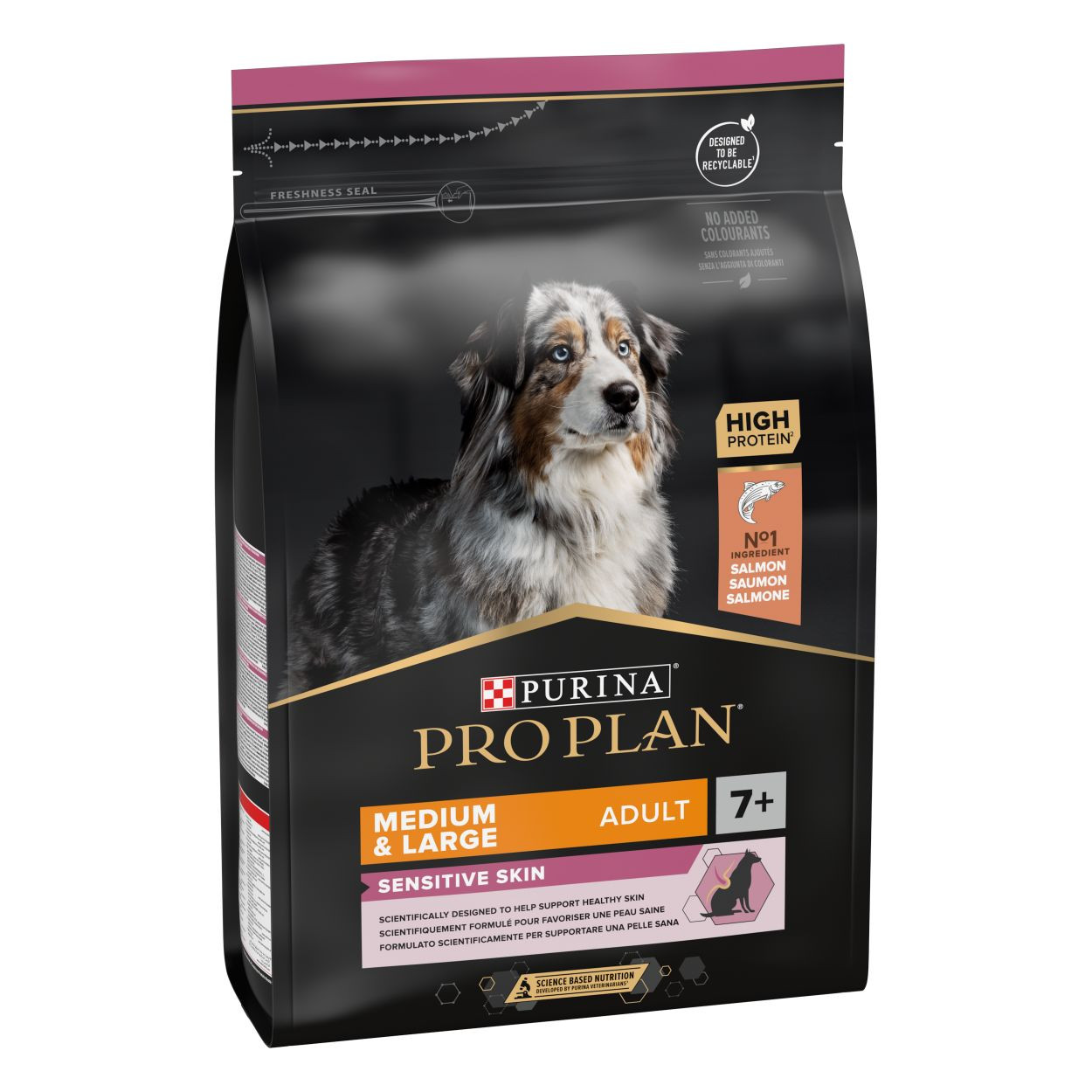 Pro Plan Medium & Large Adult 7+ Sensitive Skin mit Lachs Hundefutter