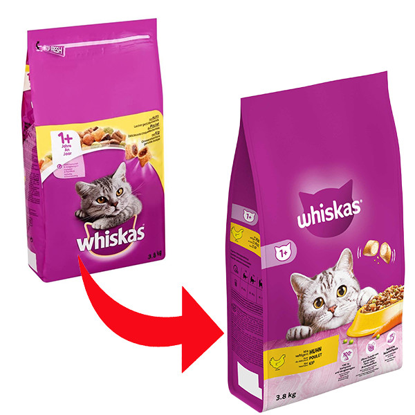 Whiskas Adult 1+ mit Huhn Katzenfutter