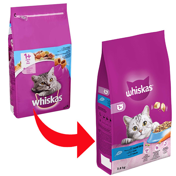 Whiskas Adult 1+  mit Thunfisch Katzenfutter