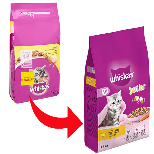 Whiskas Junior mit Huhn Katzenfutter