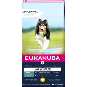 Eukanuba Adult Large Huhn getreidefreies Hundefutter 12 kg