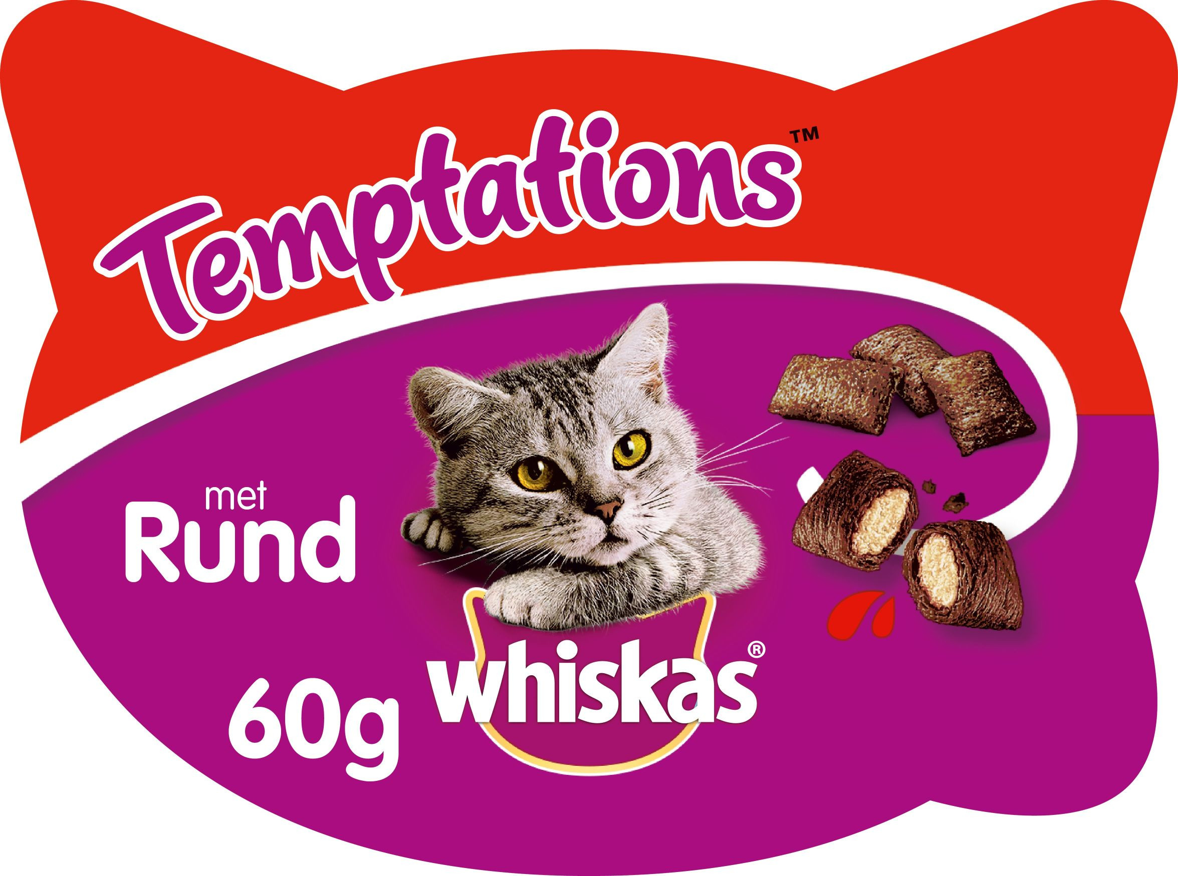 Whiskas Knuspertaschen mit Rind