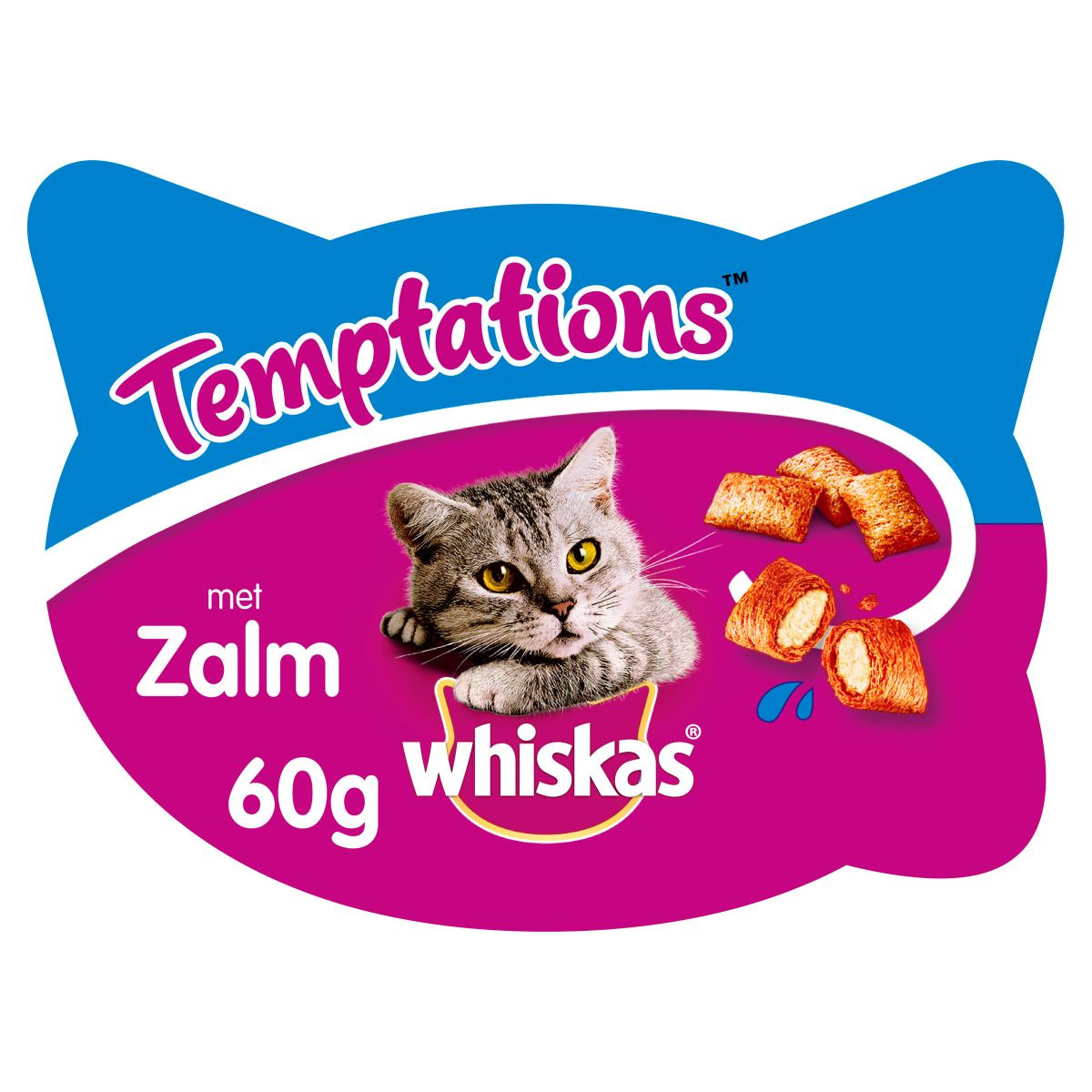 Whiskas Knuspertaschen mit Lachs 