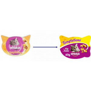 Whiskas Knuspertaschen mit Huhn und Käse 