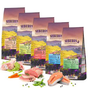 Seberus getreidefrei Hundefutter Probepackungen Fresh Lamb 1 kg