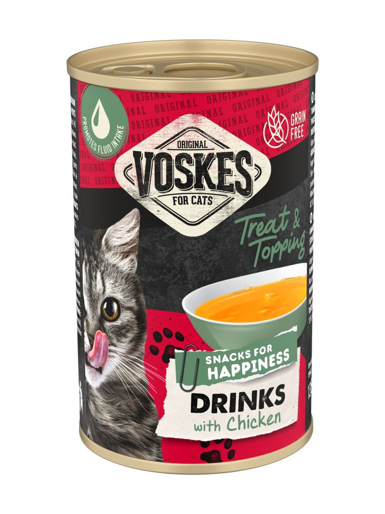 Voskes Drink met kip kattensnack (135 ml)