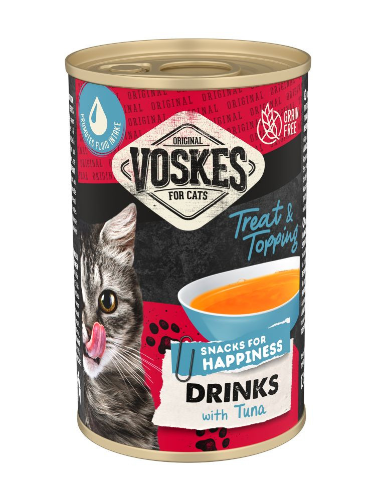 Voskes Drink met tonijn kattensnack (135 ml)