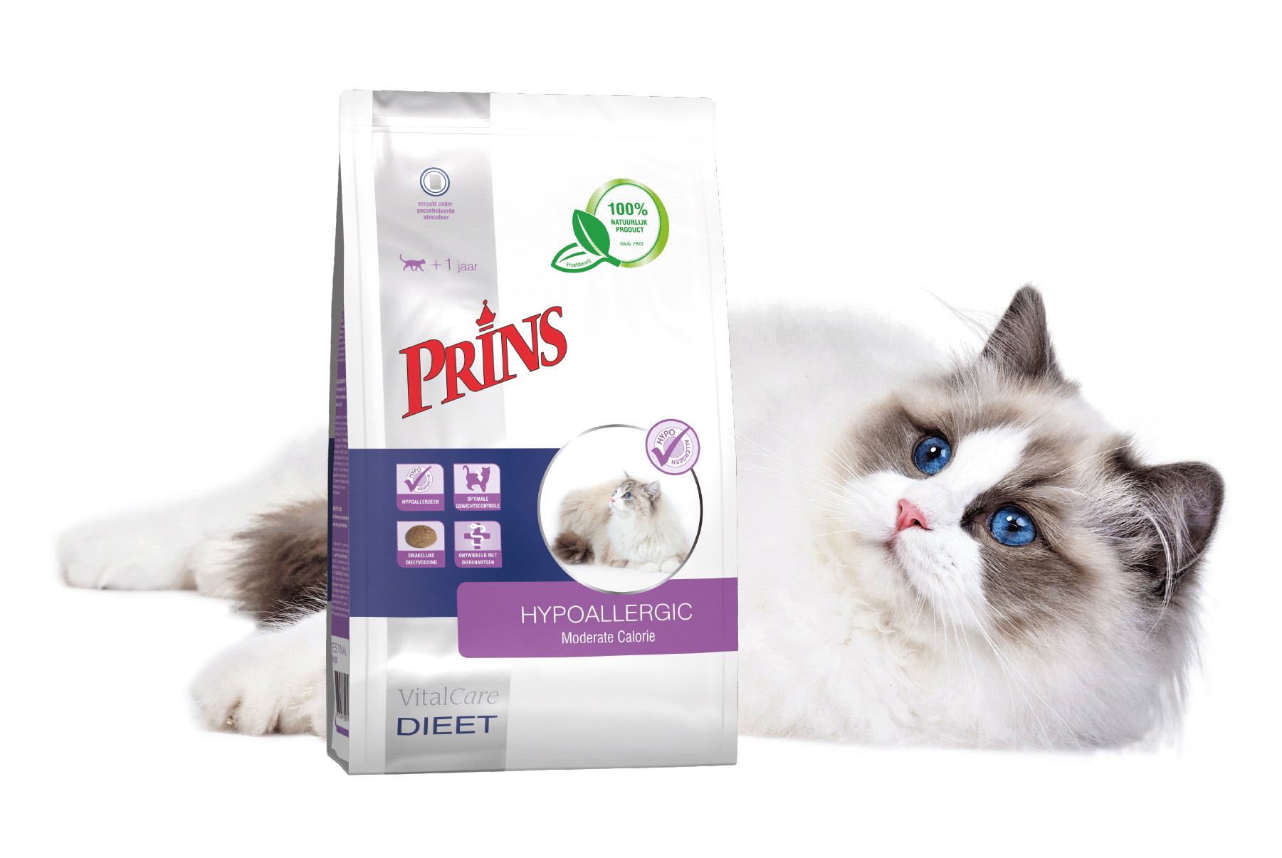 Prins Vitalcare Diet Hypoallergen Moderate Calorie Katzenfutter