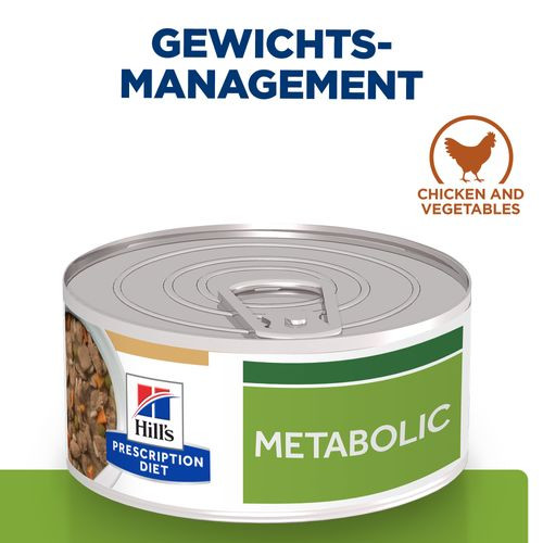 Hill’s Prescription Diet Metabolic Stoofpotje 354 g blik hondenvoer