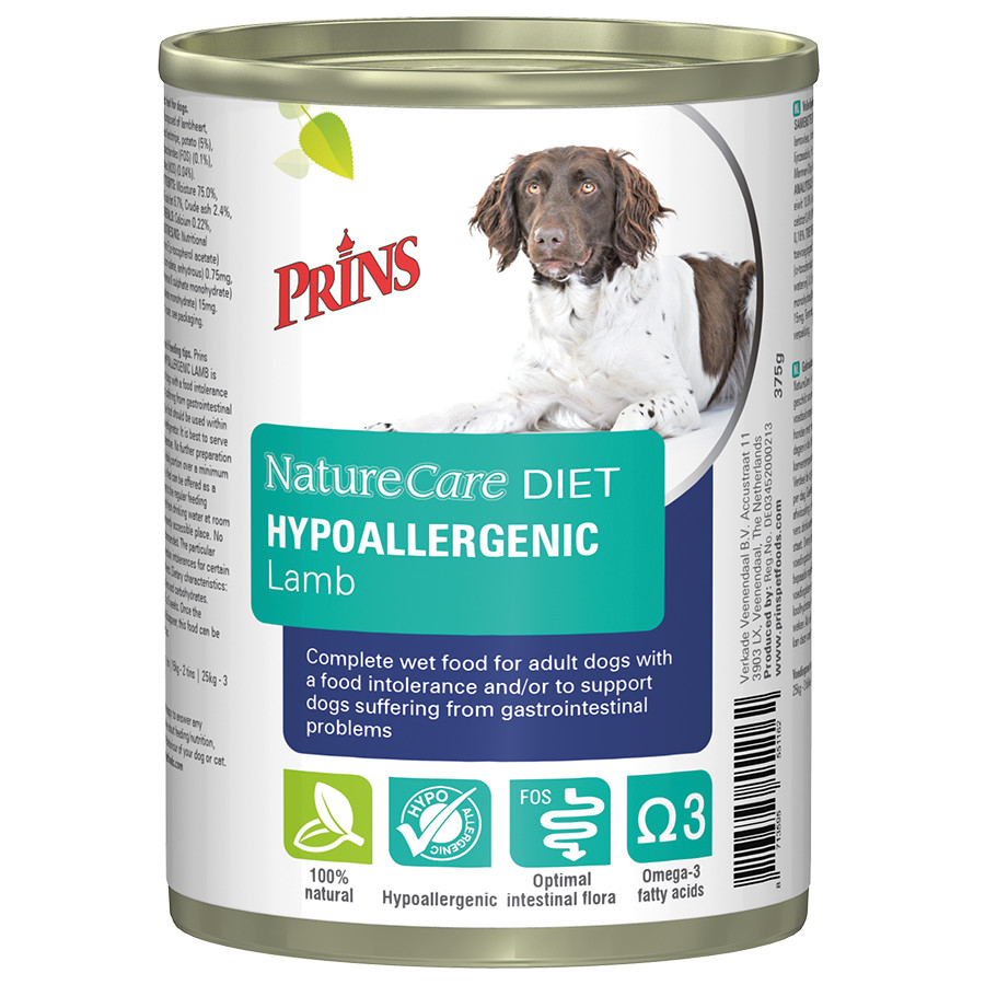 Prins NatureCare Diet Hypoallergenic lam natvoer hond