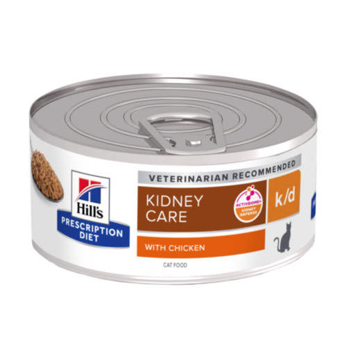 Hill's Prescription Diet K/d Stoofpotje kip & groenten kattenvoer 82g