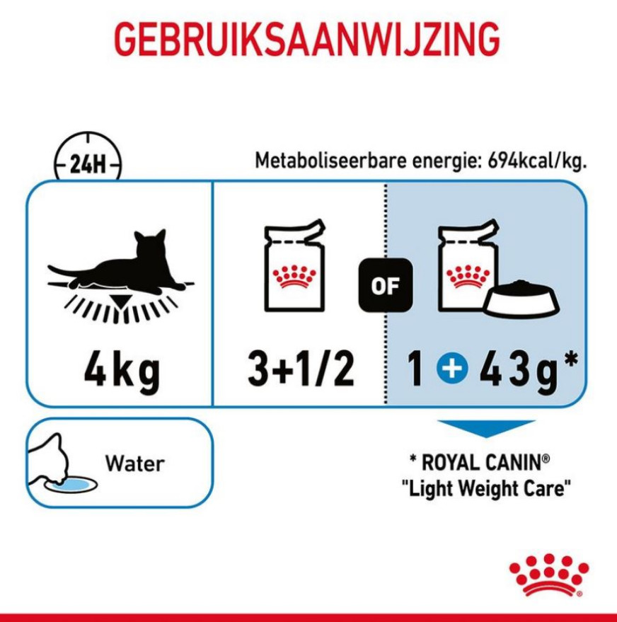 Royal Canin Light Weight Care in Soße Nassfutter Katze (85 g)