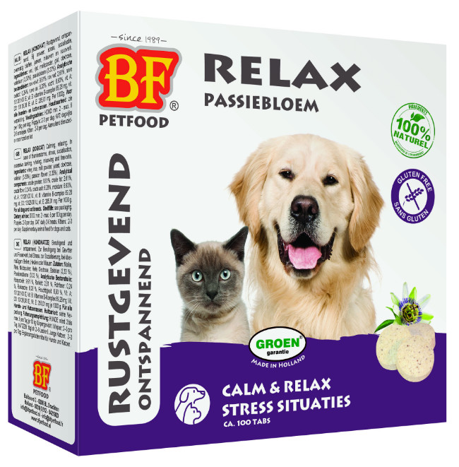 BF Petfood Relax Tabletten für Hund und Katze