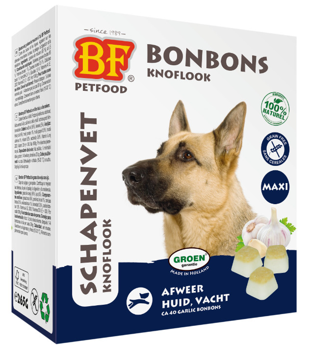 BF Petfood Schaffett Maxi Bonbons - Knoblauch