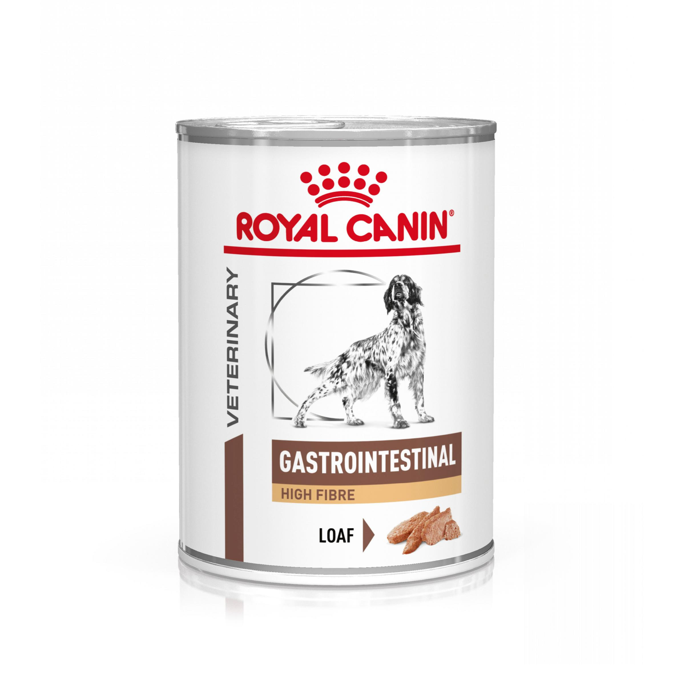 Bild von 4 Paletten (48 x 410 g) Royal Canin Veterinary Gastrointestinal High Fibre Hunde-Nassfutter