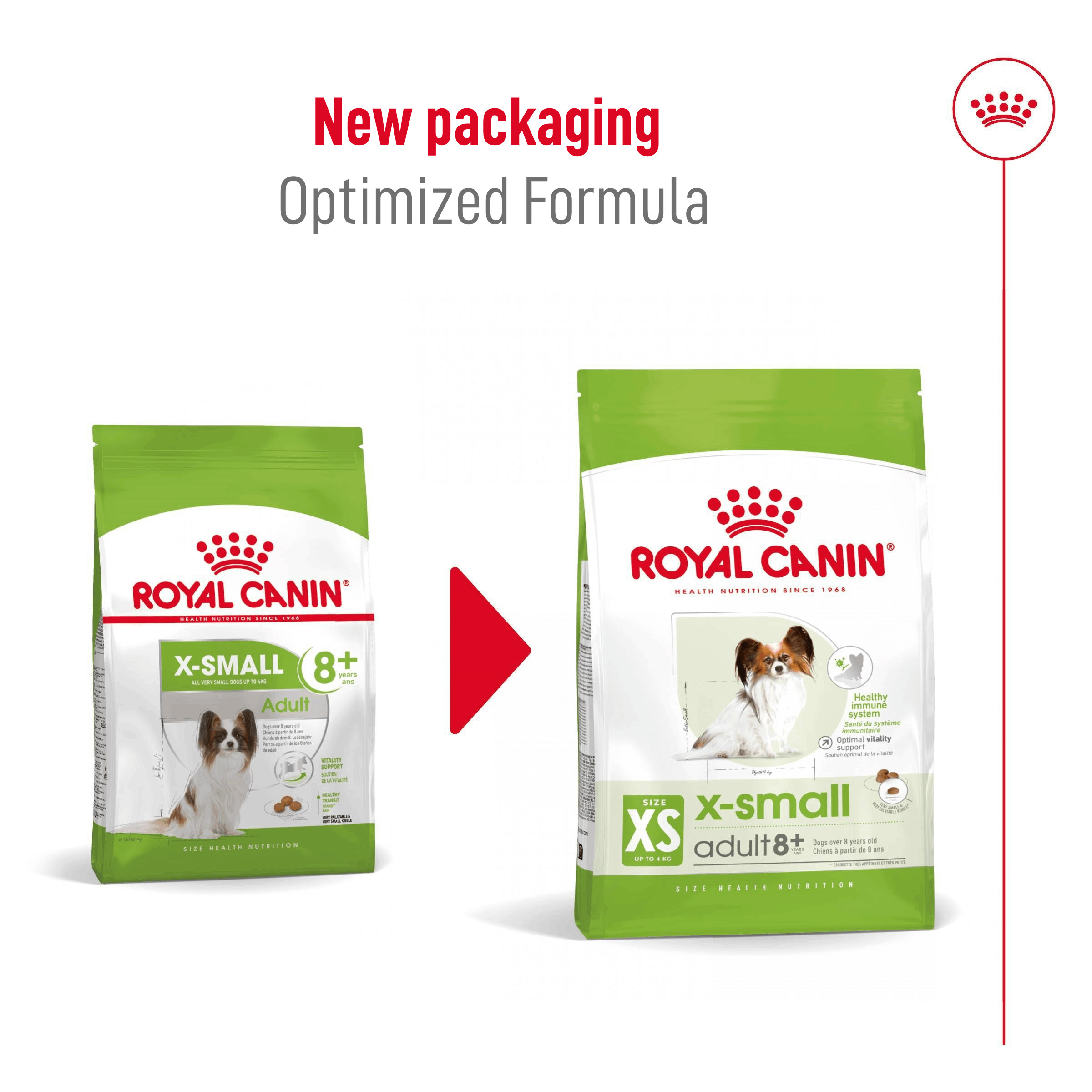 Royal Canin X-Small Adult 8+ Hundefutter