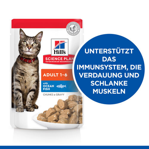 Hill's Adult Ozeanfisch Katzen-Nassfutter 85 g