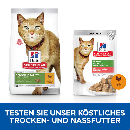 Hill's Mature Adult Senior Vitality Kombipack Katzen-Nassfutter12x85g