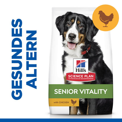 Hill's Mature Adult Senior Vitality Large Breed Huhn Reis Hundefutter